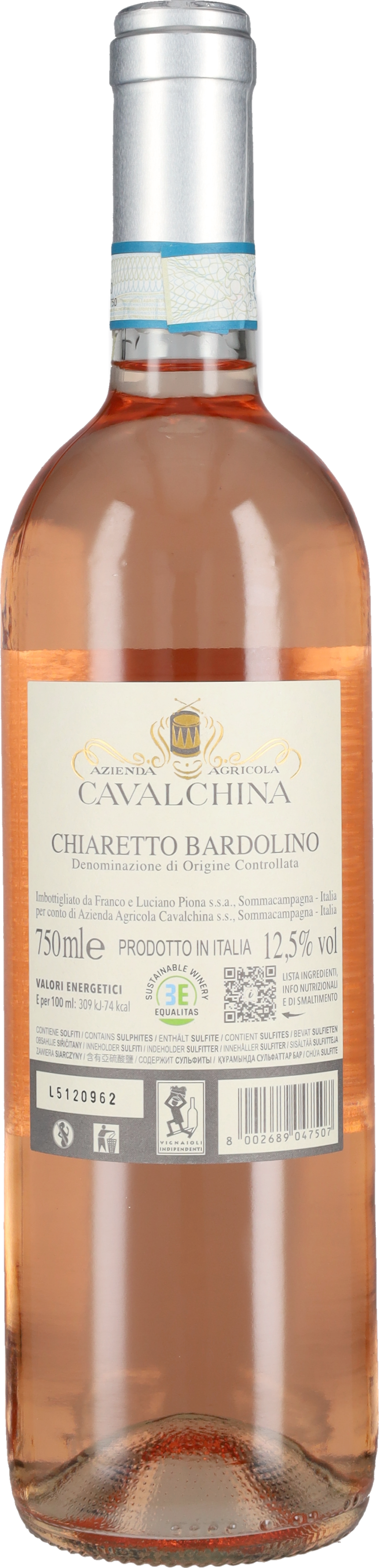 Bardolino Chiaretto Cavalchina 2025