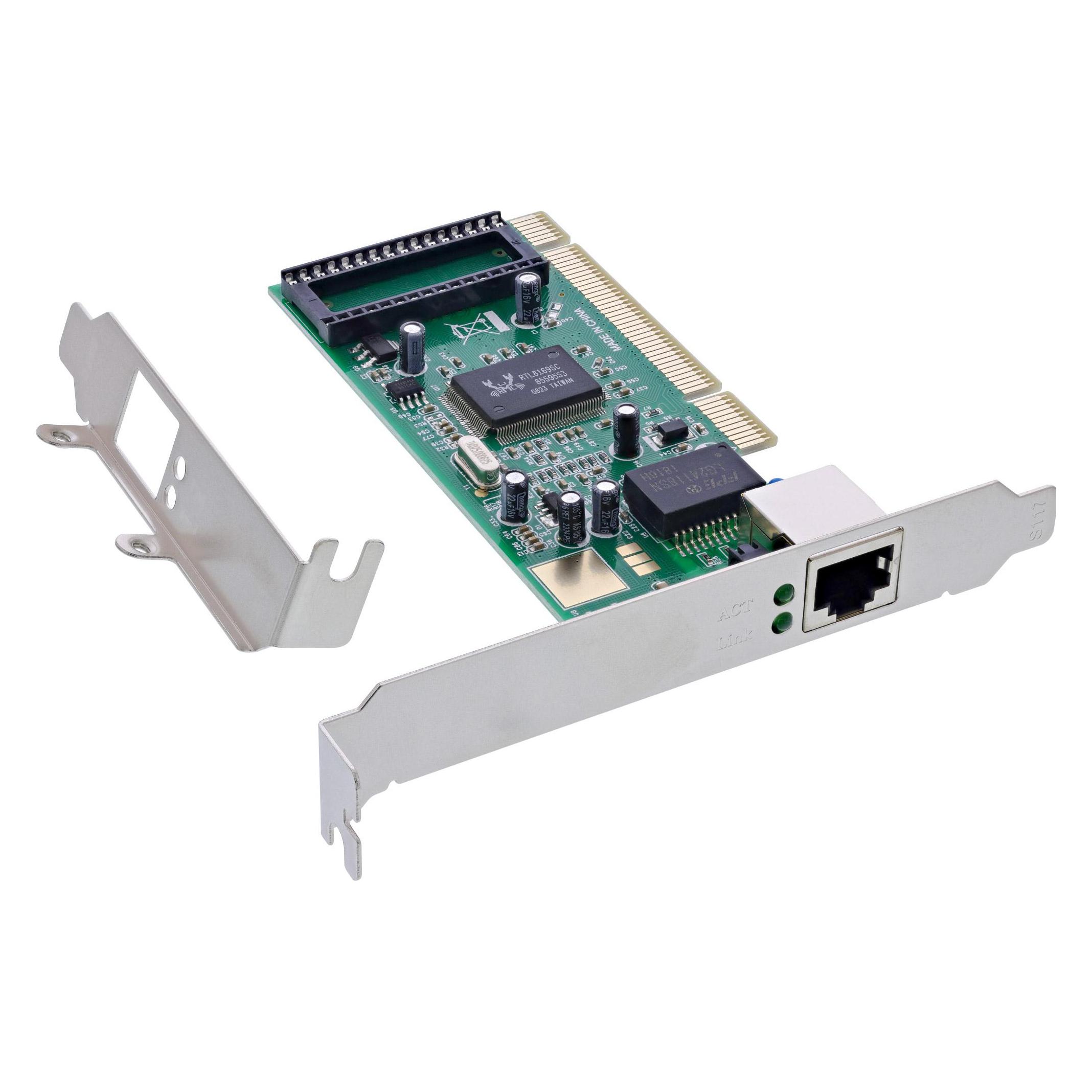InLine Gigabit Netzwerkkarte, 1Gb/s, PCI (PCI) (51115B)