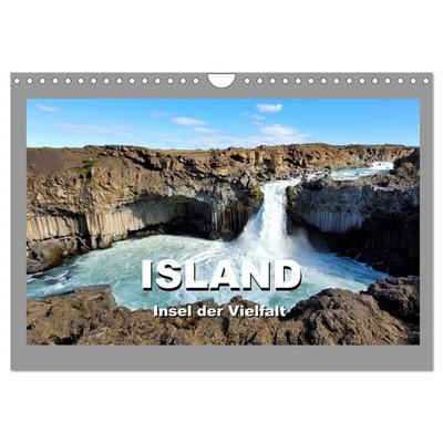 Island Insel der Vielfalt (Wandkalender 2026 DIN A4 quer), CALVENDO Monatskalender