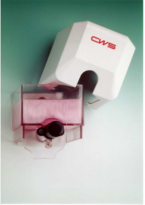 CWS Dusch- und Seifenspender 402000 weiss, geeignet für Duschgel oder Seifencreme