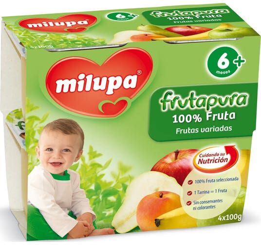 milupa Frutapura Frutas Variadas 4x100ml