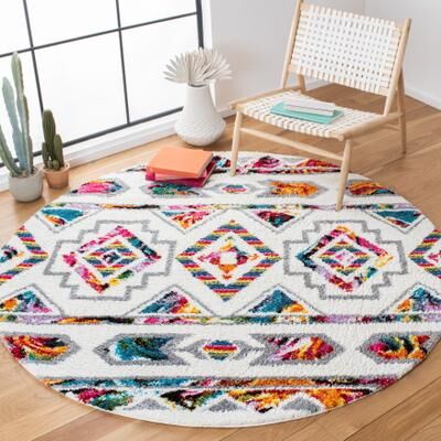 SAFAVIEH Fiesta Shag Ami Moroccan Boho Rug