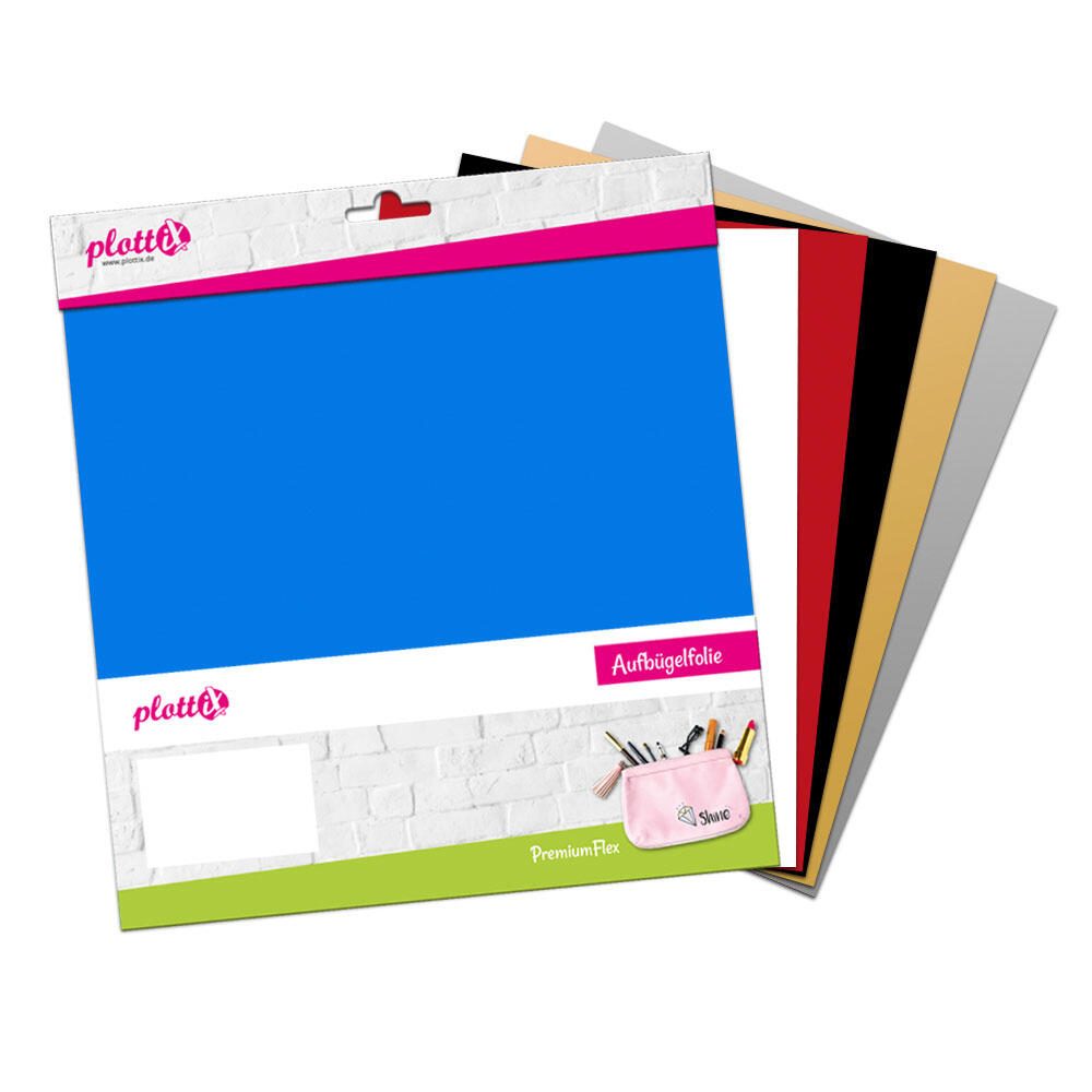 plottiX PremiumFlex Bundle 1 - 6 Stück (30 cm x 30 cm) PL0101895
