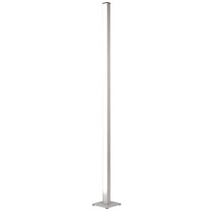 Maul Maul Stehlampe  pino colour vario LED, silber, 143 cm, 2015 Lumen, 15 Watt, dimmbar, App-fähig