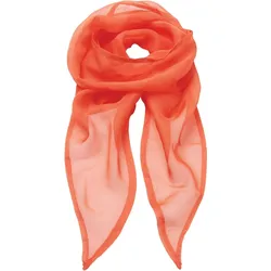Premier Workwear Damen Chiffonschal 'Colours' Tuch PR740 orange (ca. pantone 1655) 98 x 16,5 cm