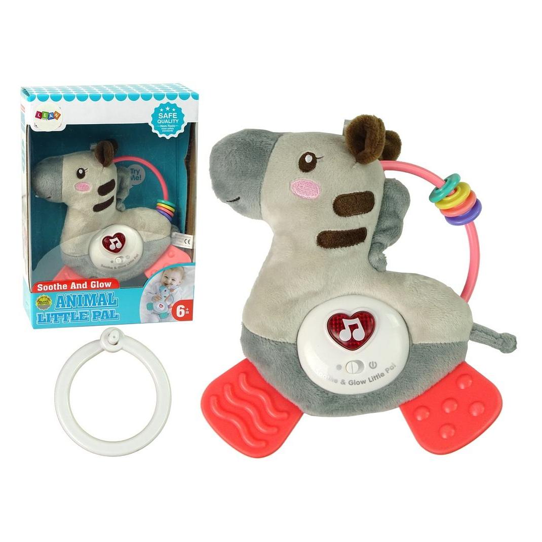 Lean Toys Interaktiver Zebra-Edu-Sound, Beissring, Rassel (39381806)