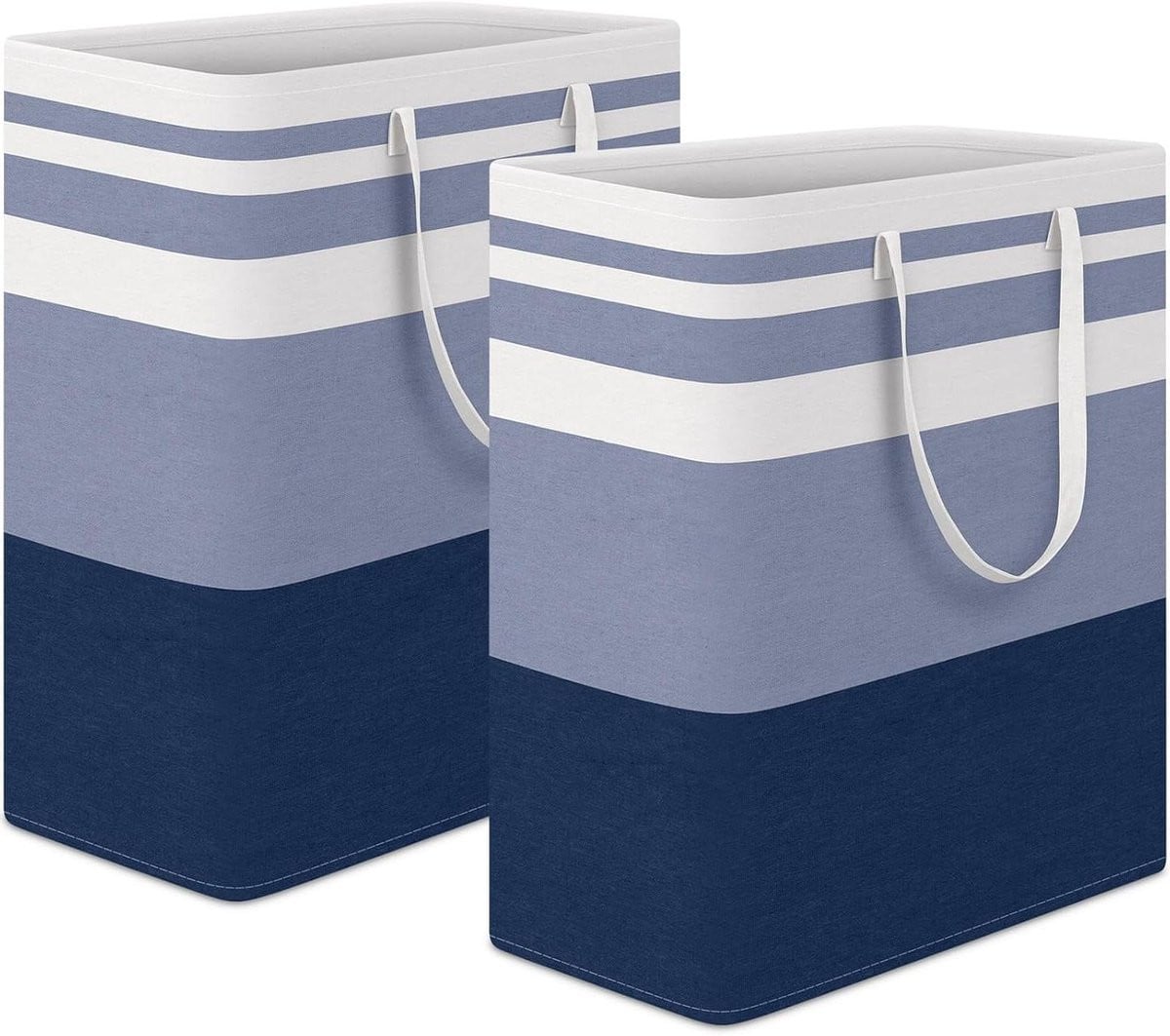 Wasmand Set Blauw - Opvouwbare Kledingmand voor Kledingopslag - 100 L