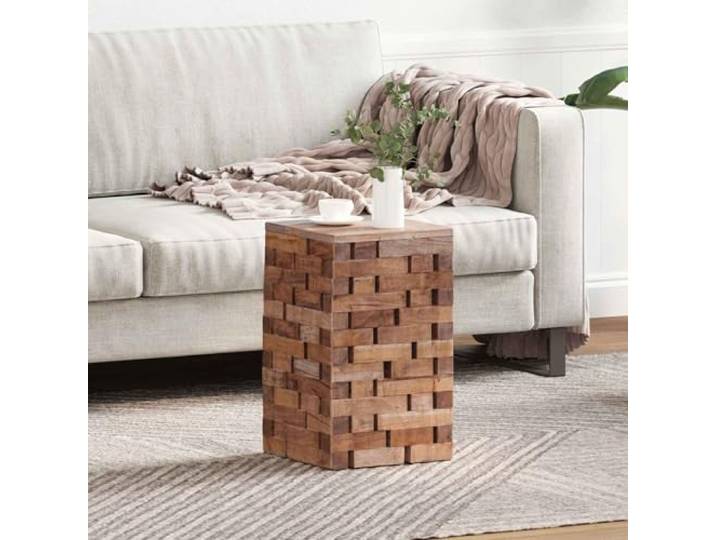 smnyxs Hocker, Natur, 29 x 29 x 48 cm, Massivholz, Erholung Handgefertigt, geölt, Sitzfläche 110 kg, innen und außen geschützt, rustikaler Stil