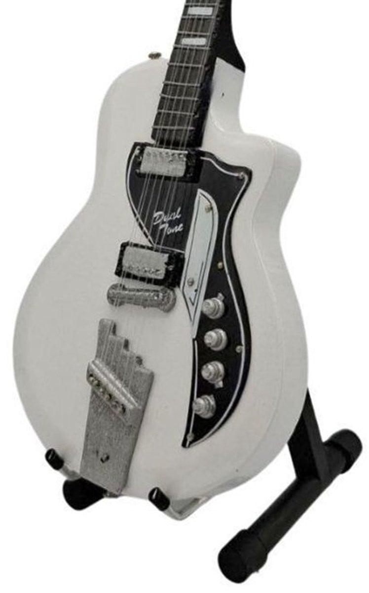 Miniatuur replica Supro Dual-Tone gitaar David Bowie