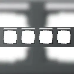 Gira Abdeckrahmen 4f. anth 109423