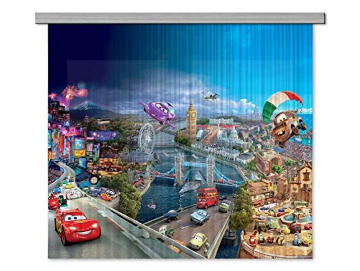 AG Design 2 Rideau\, Multicolore\, 180 x 160 cm
