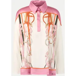 Blusenshirt mit Reitsport-Motiv Mehrfarbig 38