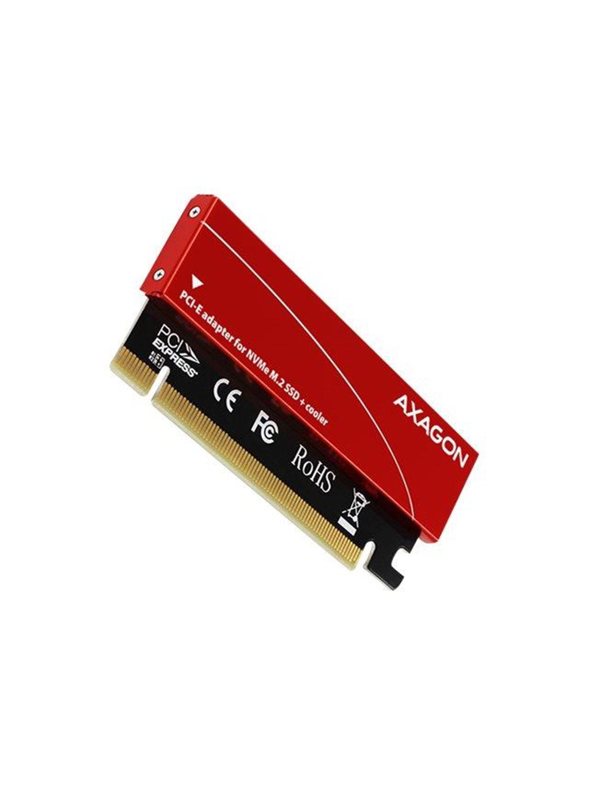 AXAGON Kompakter interner PCIe-Adapter für NVMe M.2 SSD mit Kühlkörper