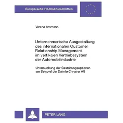 Ammann:Unternehmerische Ausgestaltung d, Fachbücher von Verena Ammann