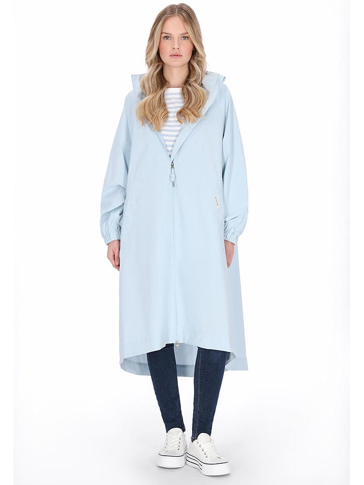 Schmuddelwedda Regenmantel in Hellblau - XS