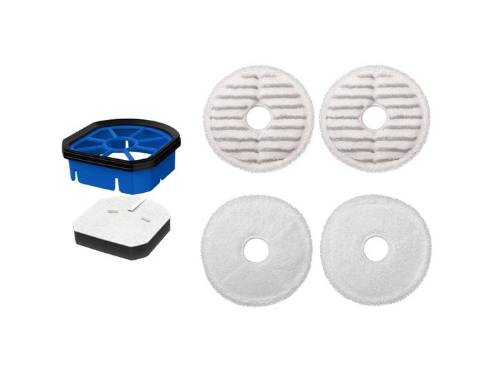 Zubehör-Set BISSELL SpinWave + Vac Maintenance Kit 6-teilig - Farbe: Blau, Weiss, Schwarz - Zubehör-Set