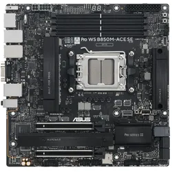 ASUS Pro WS B850M-ACE SE Mainboard AM5 micro ATX DDR5 PCIe 5.0 IPMI 10Gb LAN