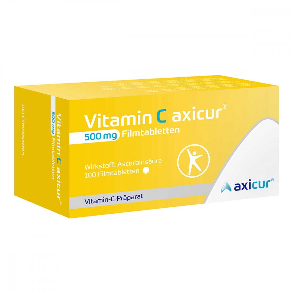axicorp Pharma GmbH Vitamin C Axicur 500 Mg Filmtabletten 17260656