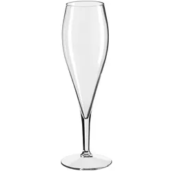 MONOUSO - Cocktailflöte Spritzguss  Wiederverwendbar Transp. Tritan 375ml (6 Stück)