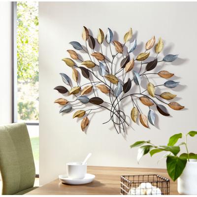 Wanddekoobjekt OTTO HOME "Fagus", bunt, B:103cm H:91cm T:2cm, Metall, Wanddekoobjekte, Geschenkartikel, modern, Metall