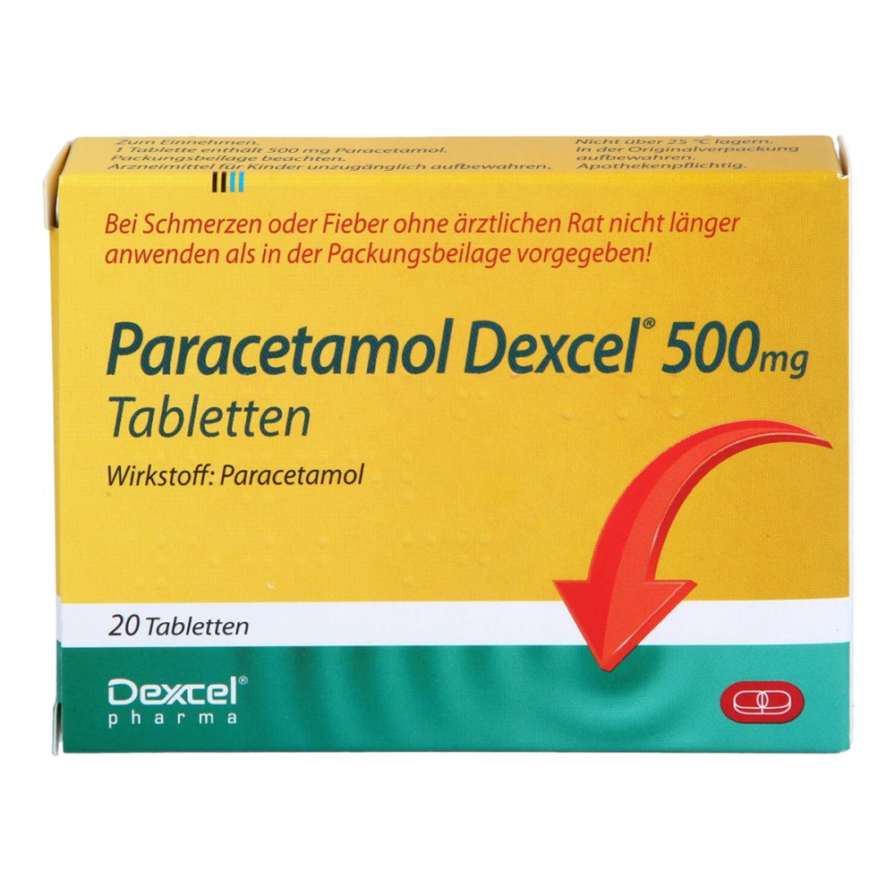 Dexcel Pharma GmbH Paracetamol Dexcel 500 Mg Tabletten 18311203