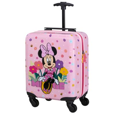 Kinderkoffer SAMSONITE "DAYDREAM DISNEY, Minnie Flower Power", Kinder, Gr. B/H/T: 33cm x 45cm x 20cm 24 l, rosa (minnie flower power), Polycarbonat, Koffer, aus Polycarbonat, mit Tragegriff oben