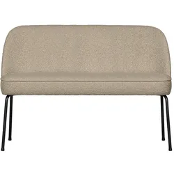 Sitzbank Vogue aus Boucle-Stoff, modern gepolstert, beige, elegantes Design für Dein Zuhause