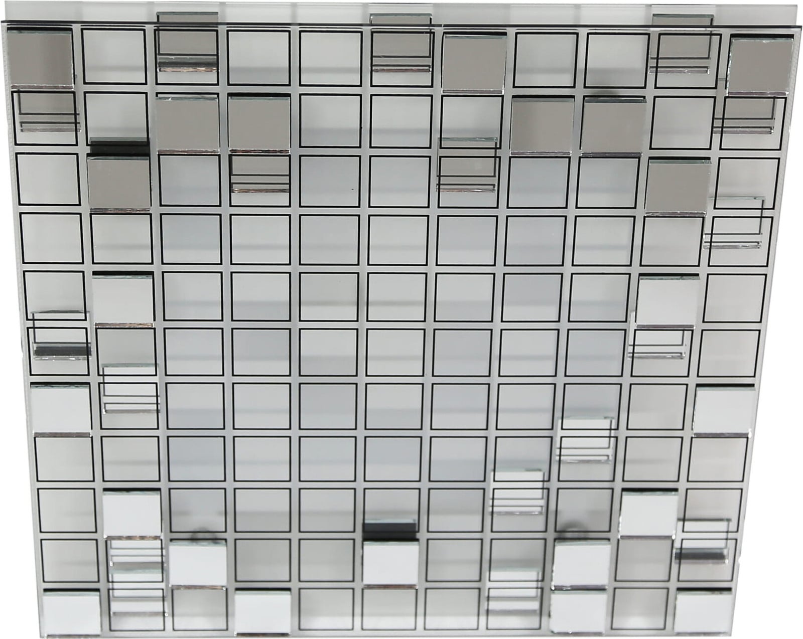 Candellux MOSAIC plafondlamp, wit, vierkant, led