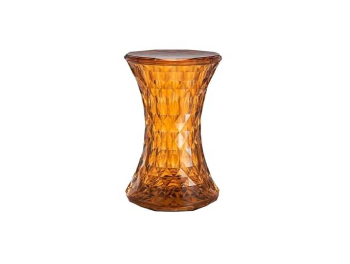 WJIAYAO Runder Sitzhocker Kreativer Hocker Zeitgenössische und farblich transparente Badezimmer-Haushaltsschuh-Wohnzimmerhocker(Color1)