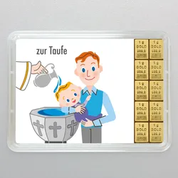Goldbarren 10g "Zur Taufe/Alles Gute" (Flip)