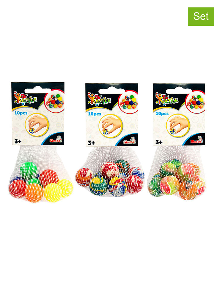 Simba 10er-Set: Sprungbälle - ab 3 Jahren (Überraschungsprodukt) - onesize