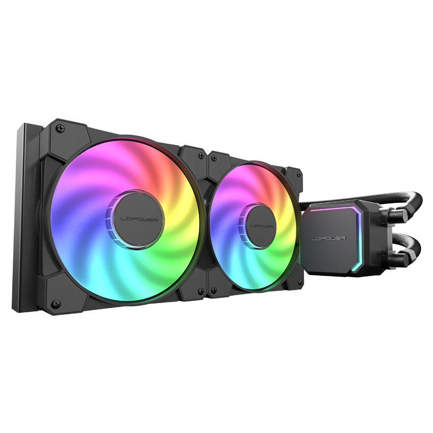 LC-Power LC Power Wasserkühler LC-CC-280-B-ARGB 240 mm Intel 1851/AMD AM5 schwarz