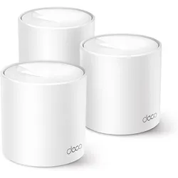 TP-Link Deco X1500 Mesh WLAN Set, Wi-Fi 6 AX1500, 3er-Set
