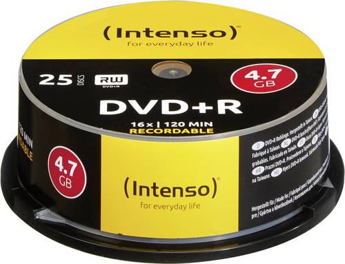 INTENSO DVD+R Spindel, 25 Stück