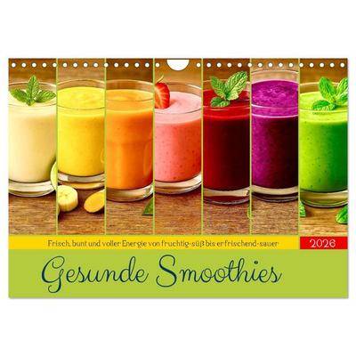 Gesunde Smoothies (Wandkalender 2026 DIN A4 quer), CALVENDO Monatskalender