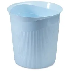 Papierkorb HAN Re-LOOP aus Kunststoff 13 L pastellblau aus 100% recycelten Material