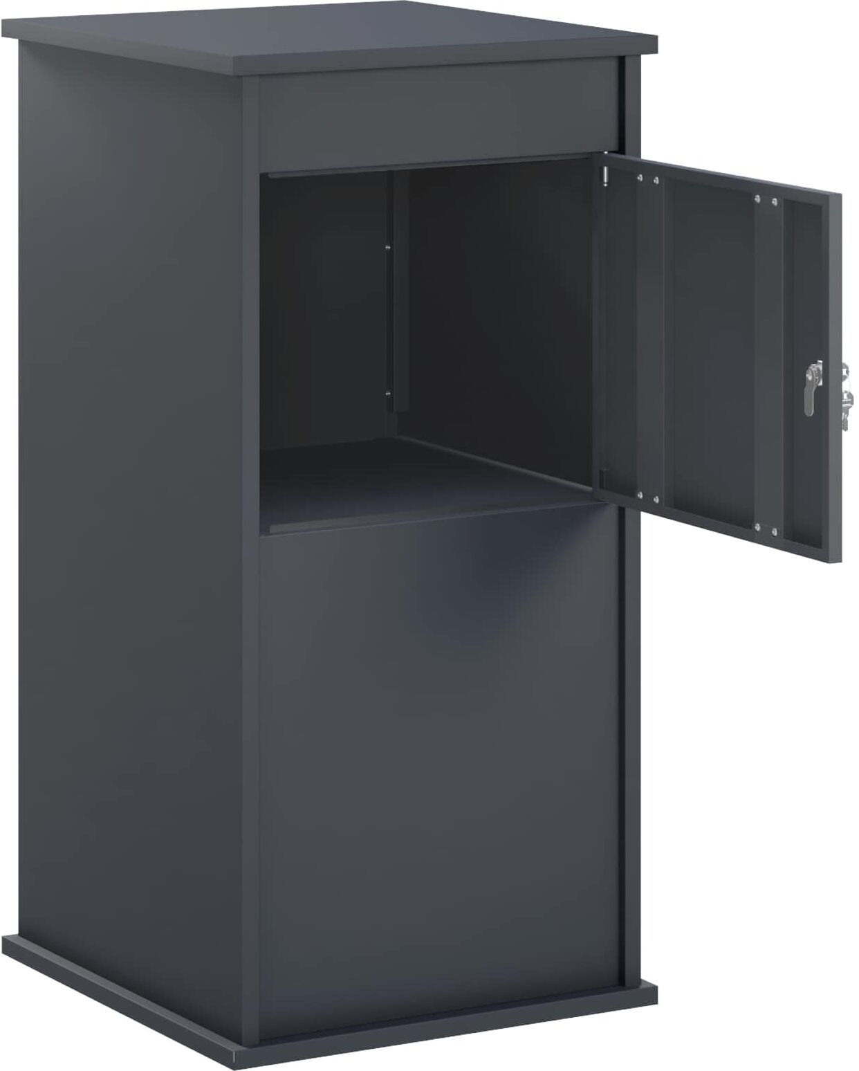 vidaXL boîte aux lettres Anthracite 50 x 52 x 100 cm Acier