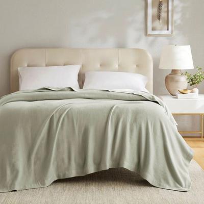 Jla Home/Bed Manila Egyptian Cotton Blanket, Twin, Sage