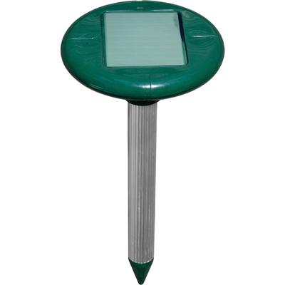 Ultraschall-Tierabwehr WINDHAGER "Maulfwurfschreck und Wühlmausvertreiber Solar", grün, H:33cm, Tierfernhaltegeräte, Wirkungsbereich 800 m² mit niederfrequenten Schallwellen, grün