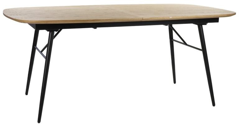 Pomax Home Collection Italo eettafel, naturel, uitbreidbaar, B 105 x D 180/230 x H 76 cm