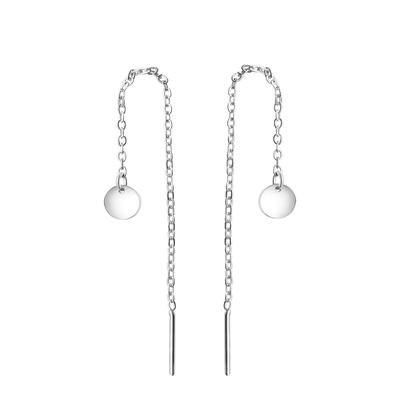Paar Ohrhänger CELESTA "925-Sterling Silber rhodiniert", weiß, Ohrringe, Damen, one-size, Silber 925 (Sterlingsilber)
