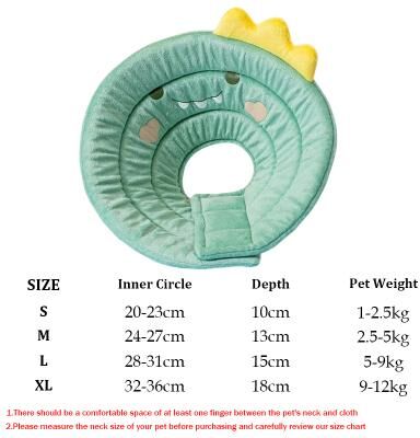 Fusion Finds Comfort Soft Pet Recovery Collar Adjustable Soft Dog Cone & Cat Recovery Collar For Post Surgery Protection 3 xl