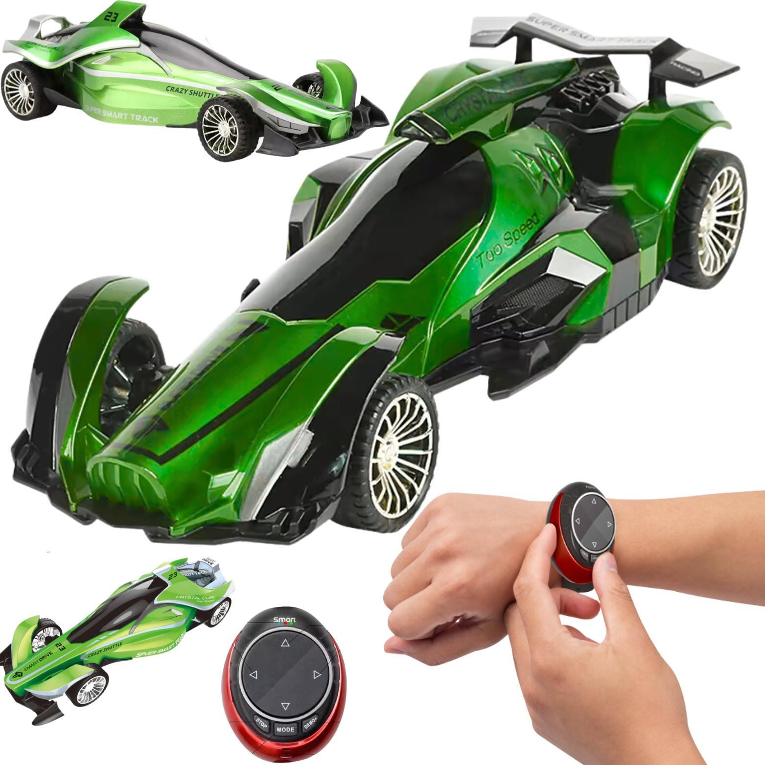 Multifunctionele RC-auto met afstandsbediening, spraakbesturing, LED-verlichting en klok van MAKSIK IMPORT