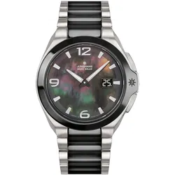 Junghans Spektrum Damen Funk Solar Keramik schwarz Damenuhr 15/1500.44