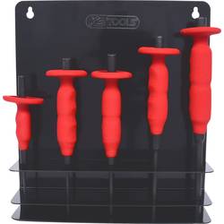 KS Tools 156.0000 Splintentreibersatz mit Handschutzgriff, 5-tlg 3-8mm