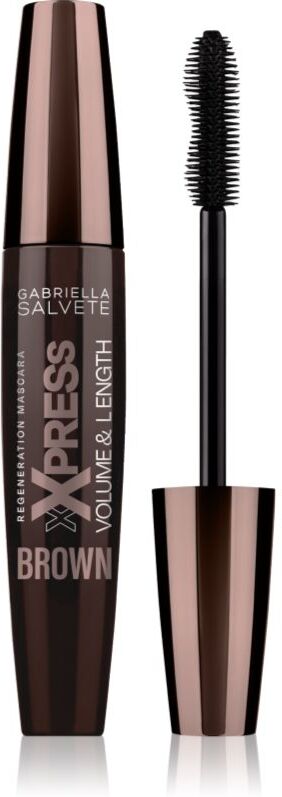 Gabriella Salvete XXPress Volume & Length lengthening mascara for impeccable volume shade Brown 11 ml