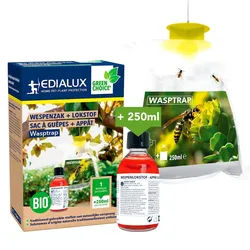 Edialux Wespenbeutel + Wespenköder, 250Ml