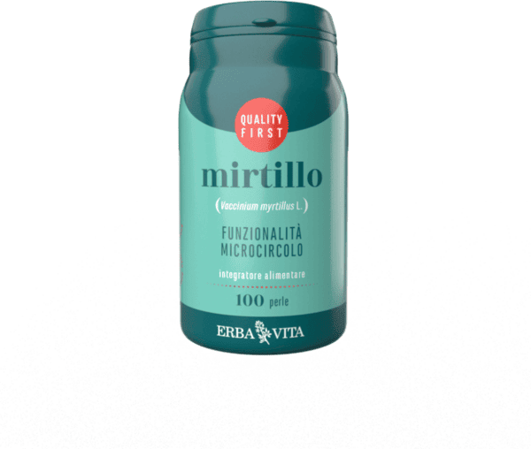 Erba Vita Mirtillo Integratore Funzionalità del Microcircolo 100 perle