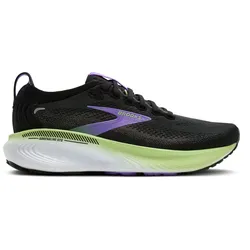 Brooks Damenlaufschuhe Adrenaline GTS 25 Black/Blackened Pearl/Purple, Stabilitätsschuh mit GuideRails Support - schwarz / 38