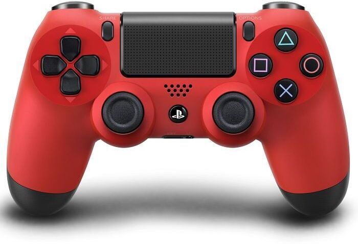 Sony PlayStation 4 (PS4) - DualShock Wireless-Controller   Rot - Refurbished